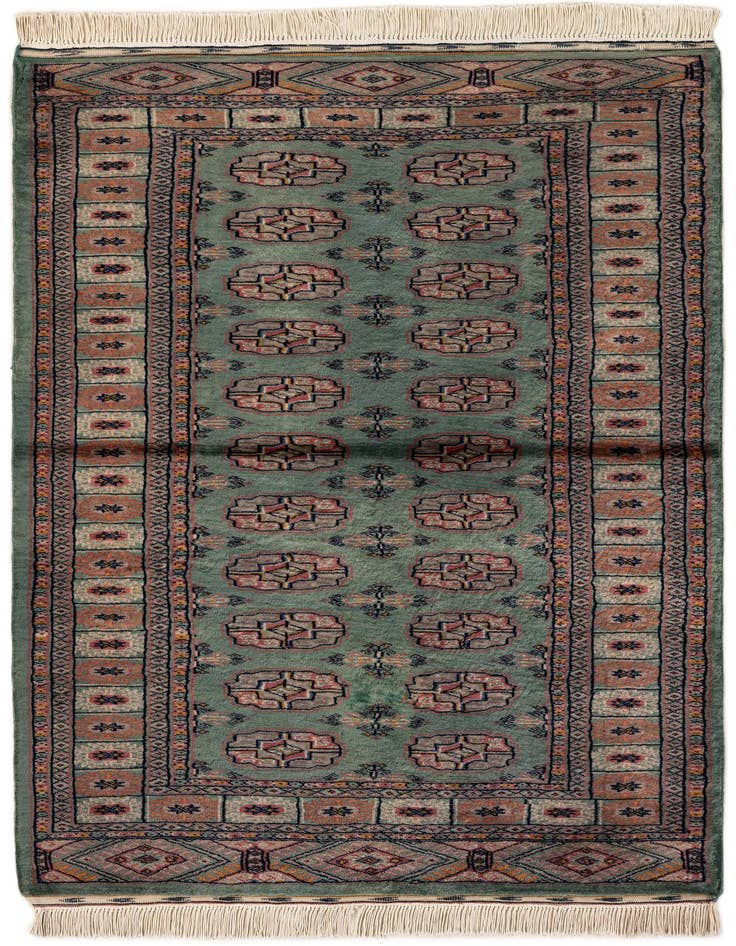 Detail image of 3' 1 x 5' 1 Hand Knotted Bokhara Wool Rug