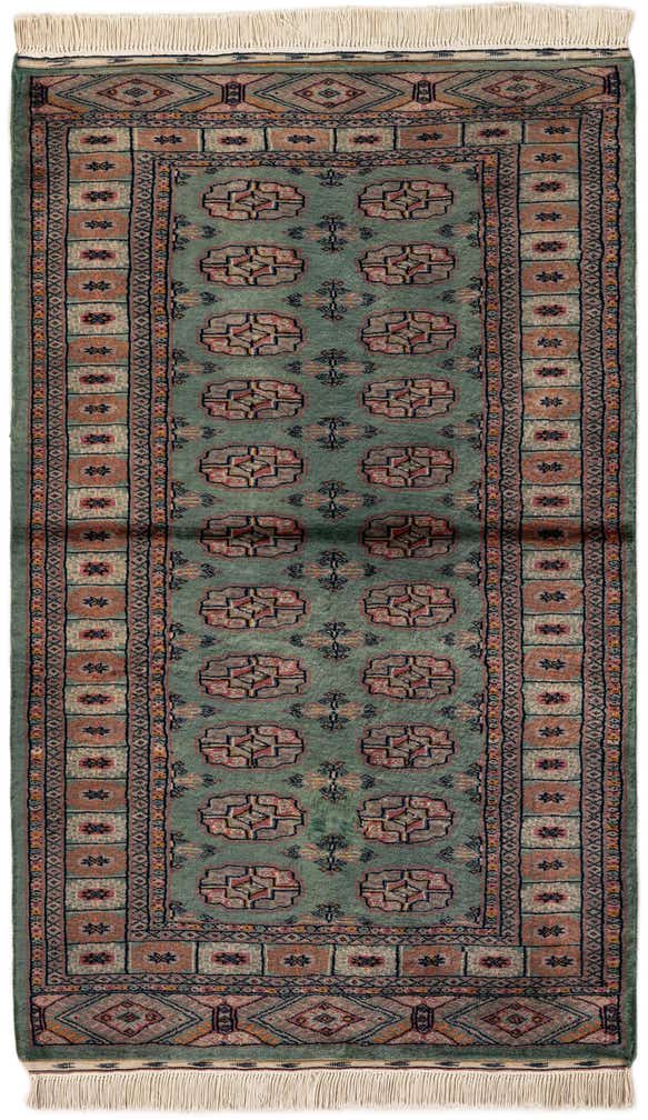 3' 1 x 5' 1 Hand Knotted Bokhara Wool Rug