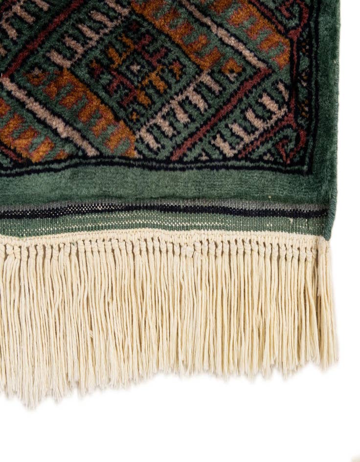 Detail image of 3' 1 x 5' 1  Hand Knotted Bokhara Wool Rug