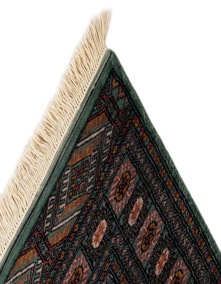 Detail image of 3' 1 x 5' 1  Hand Knotted Bokhara Wool Rug