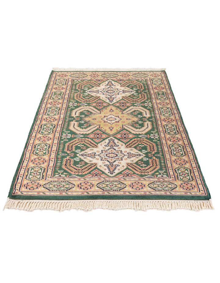 3' 3 x 5' 1 Hand Knotted Bokhara Rug