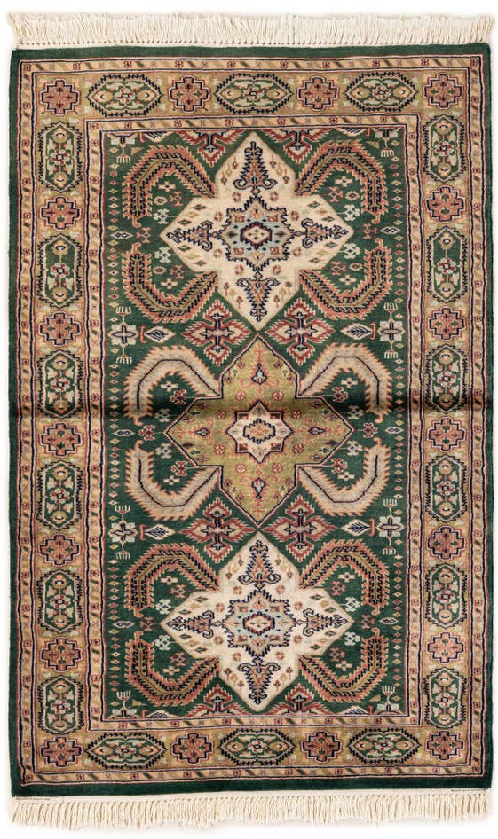Detail image of 3' 3 x 5' 1 Hand Knotted Bokhara Rug