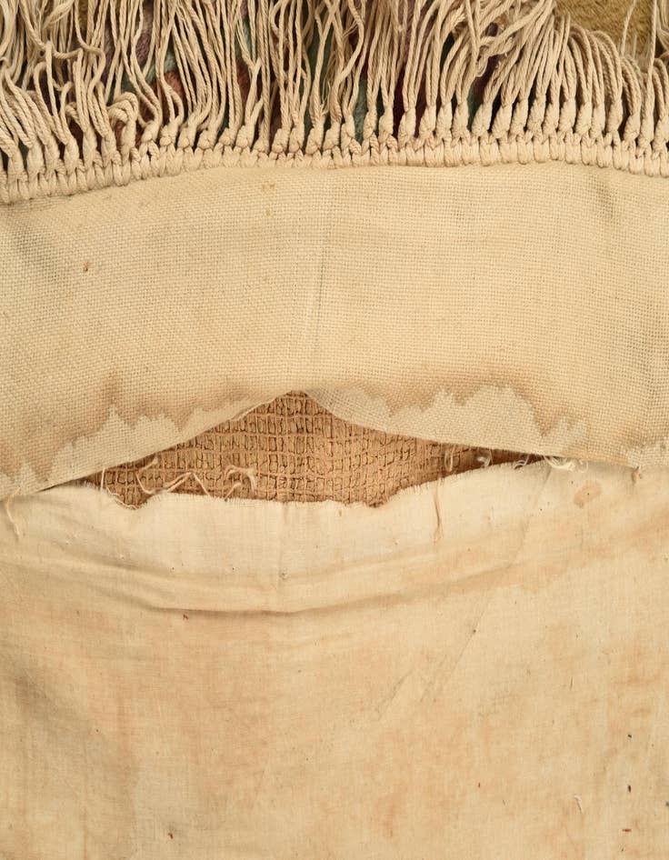 Detail image of 8' 2 x 11' 8 Hand Knotted Carved Pekin Wool Rug