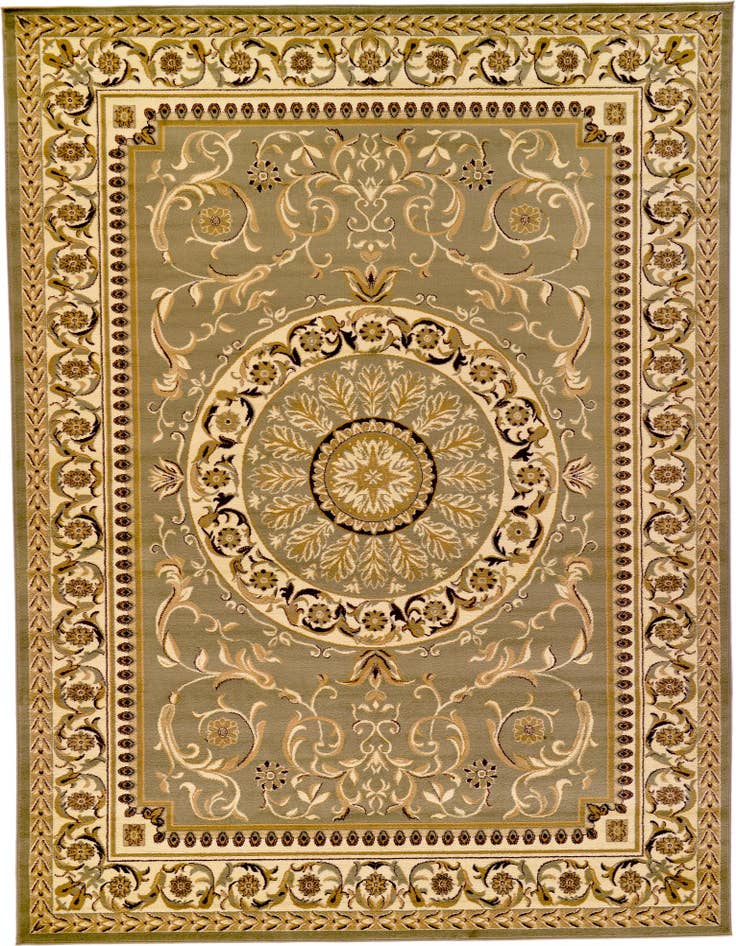 Detail image of 9' x 12' Classic Aubusson Rug