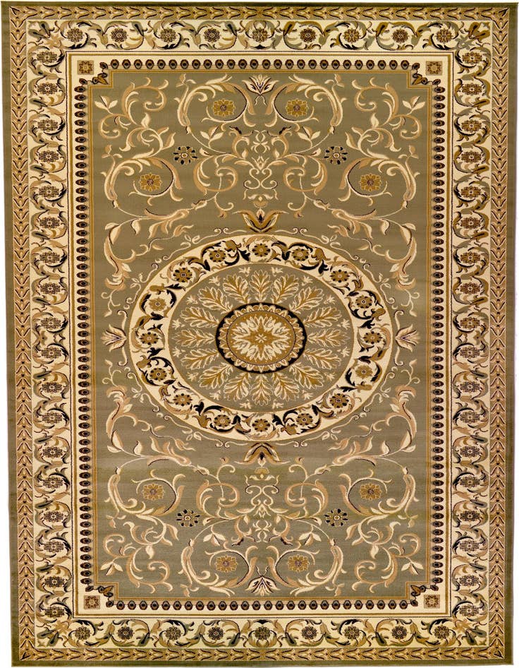 Detail image of 10' 6 x 16' 5 Classic Aubusson Rug