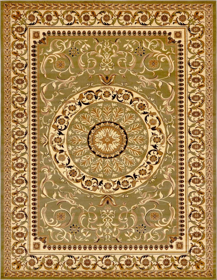 Detail image of 10' x 13' Classic Aubusson Rug