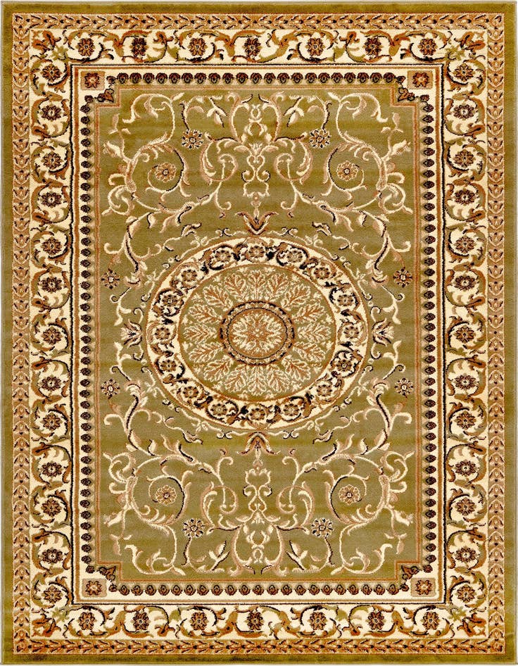 Detail image of 6' x 9' Classic Aubusson Rug