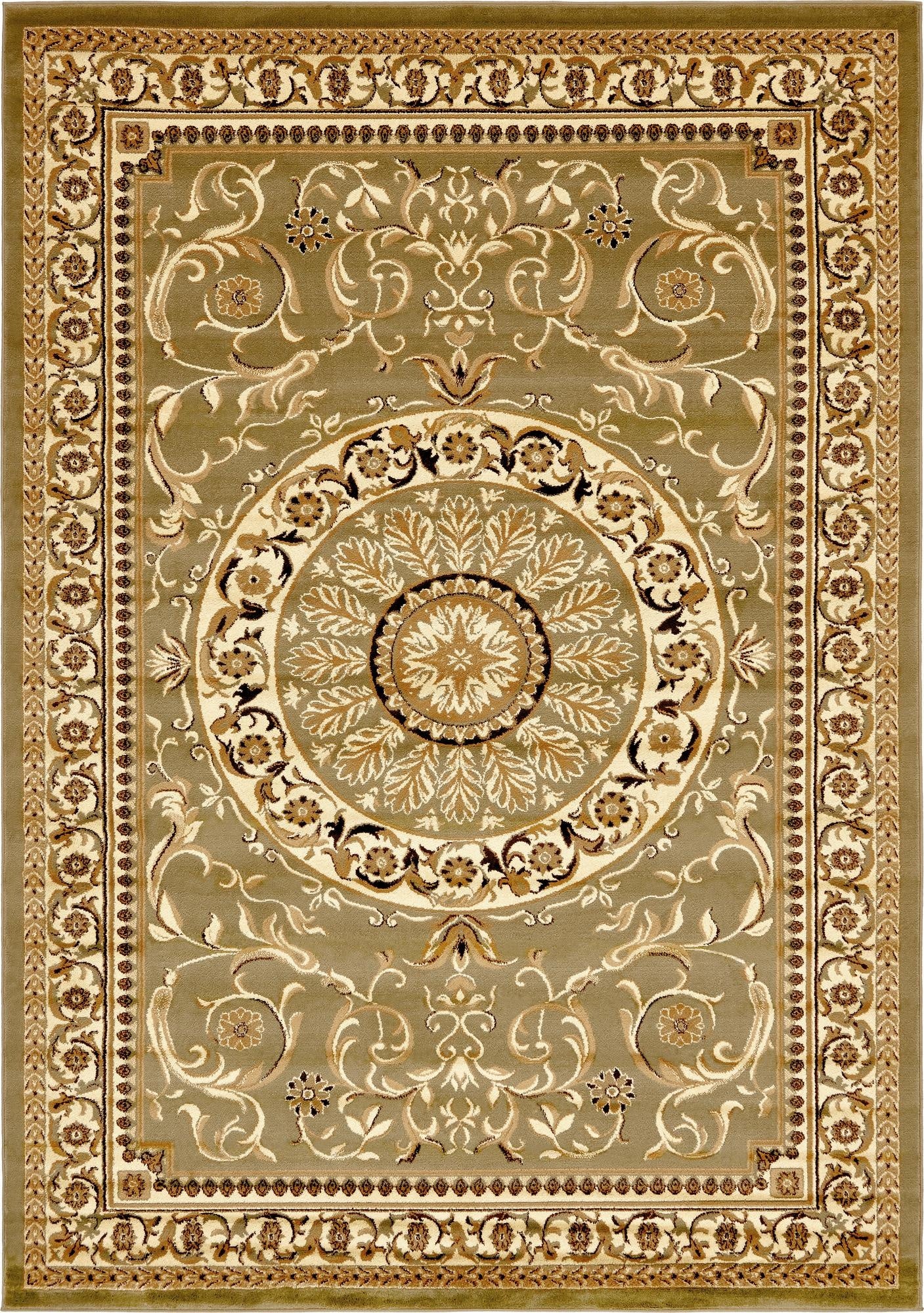 7' 10 x 11' Classic Aubusson Rug