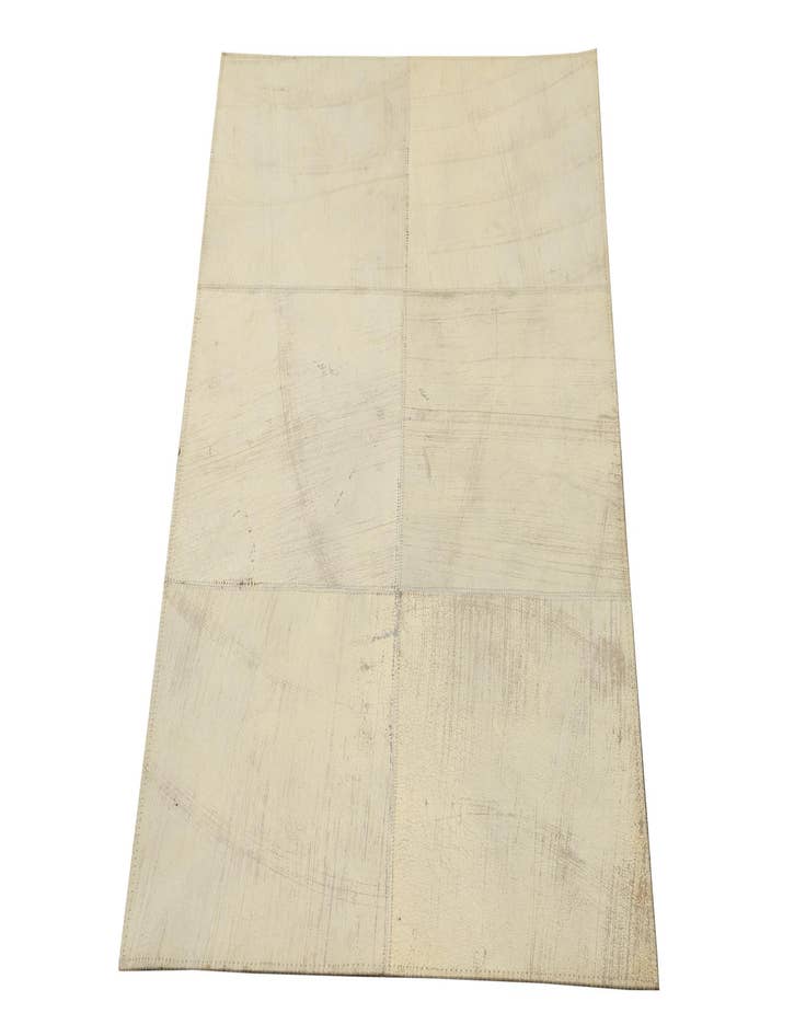 Detail image of 2' 1 x 3' 1 Cowhide Leather Rug