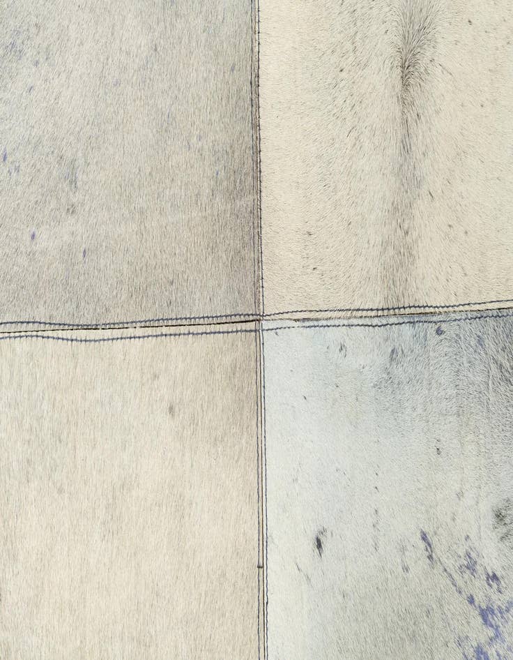 Detail image of 5' x 7' 9 Cowhide Leather Rug