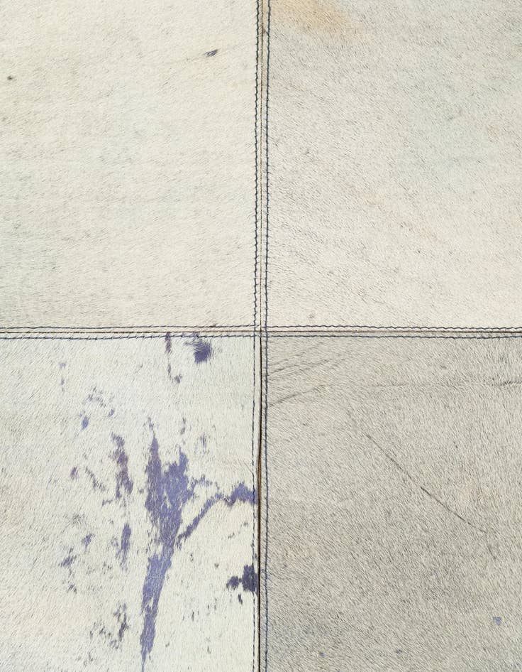 Detail image of 5' x 7' 9 Cowhide Leather Rug