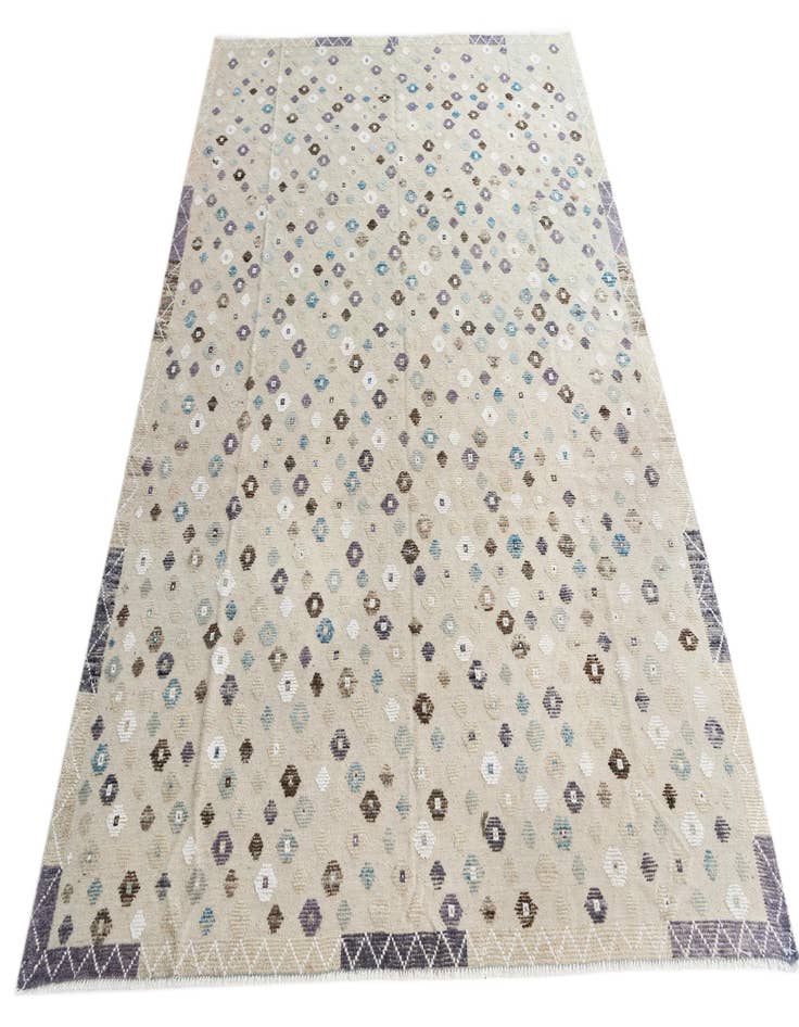 Detail image of 8' 10 x 12'  Hand Knotted Darya Wool Rug