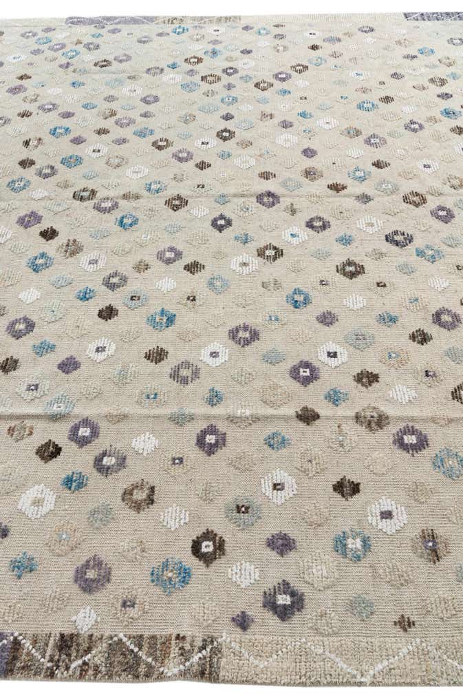 8' 10 x 12' Hand Knotted Darya Wool Rug