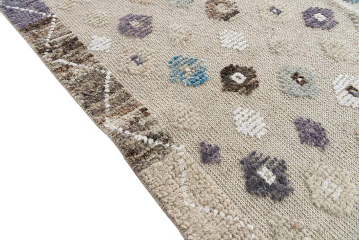 Detail image of 8' 10 x 12' Hand Knotted Darya Wool Rug