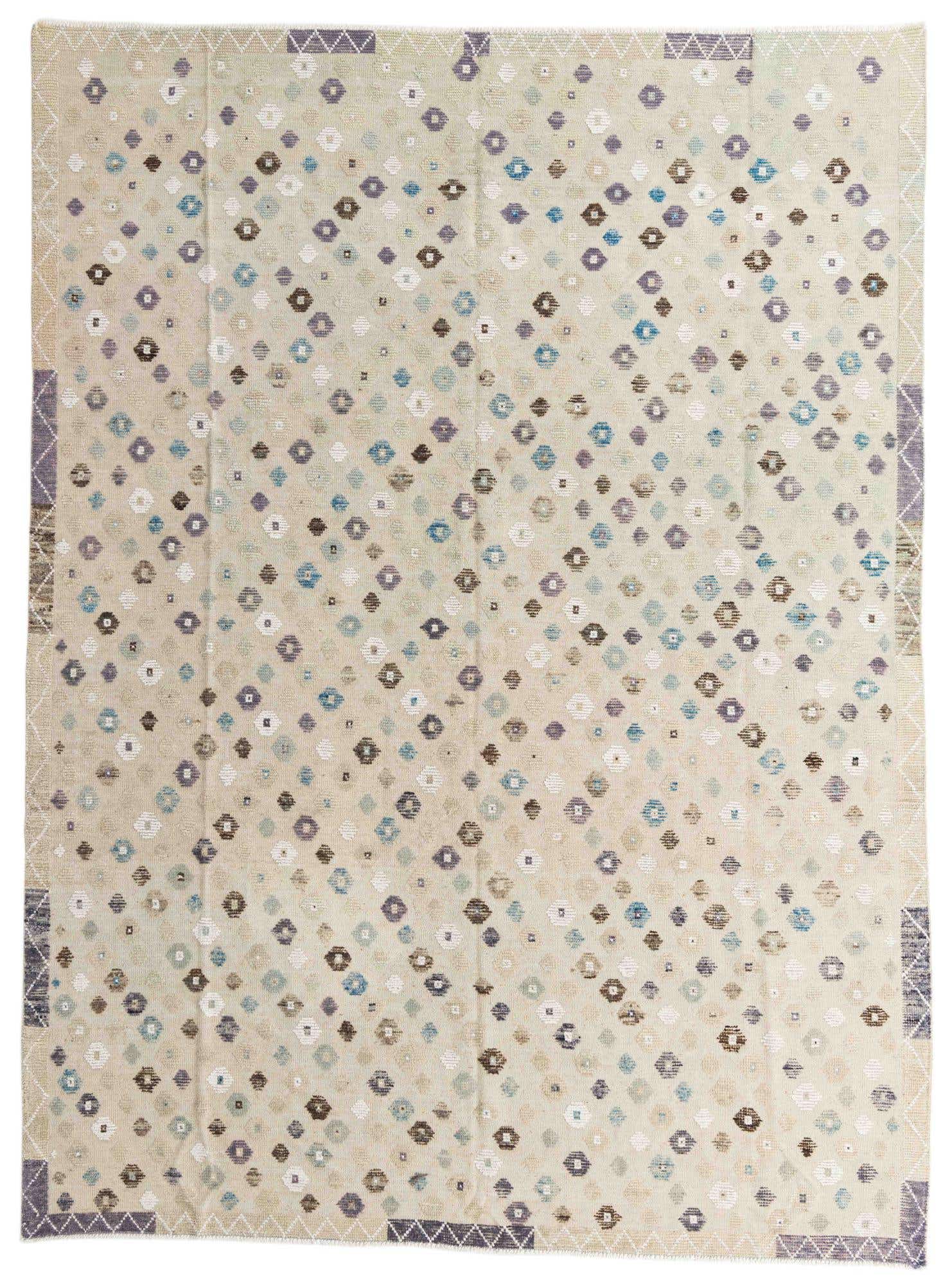 8' 10 x 12' Hand Knotted Darya Wool Rug