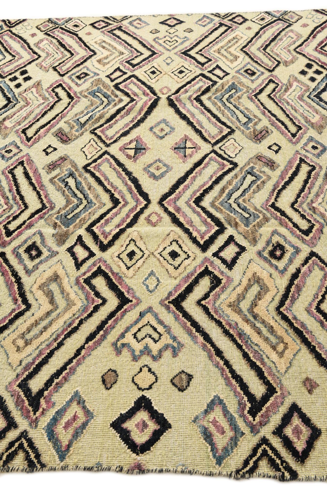 8' 1 x 10' 2 Hand Knotted Darya Wool Rug