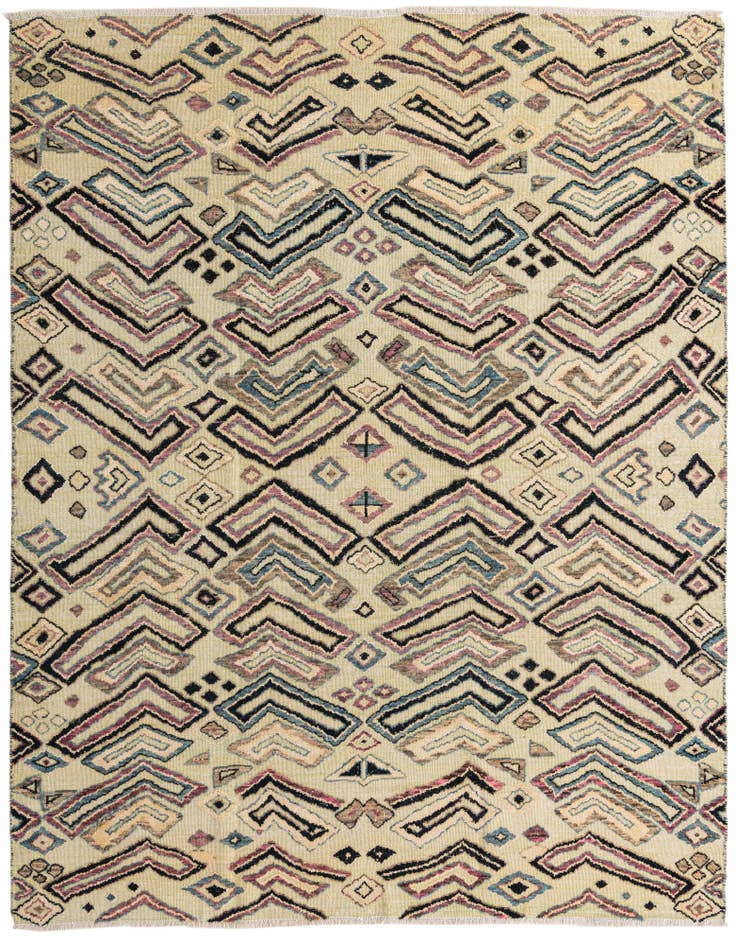 Detail image of 8' 1 x 10' 2 Hand Knotted Darya Wool Rug