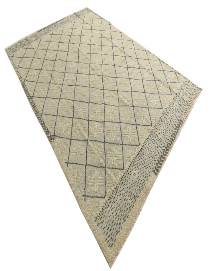 Detail image of 8' 9 x 12' 7  Hand Knotted Darya Wool Rug