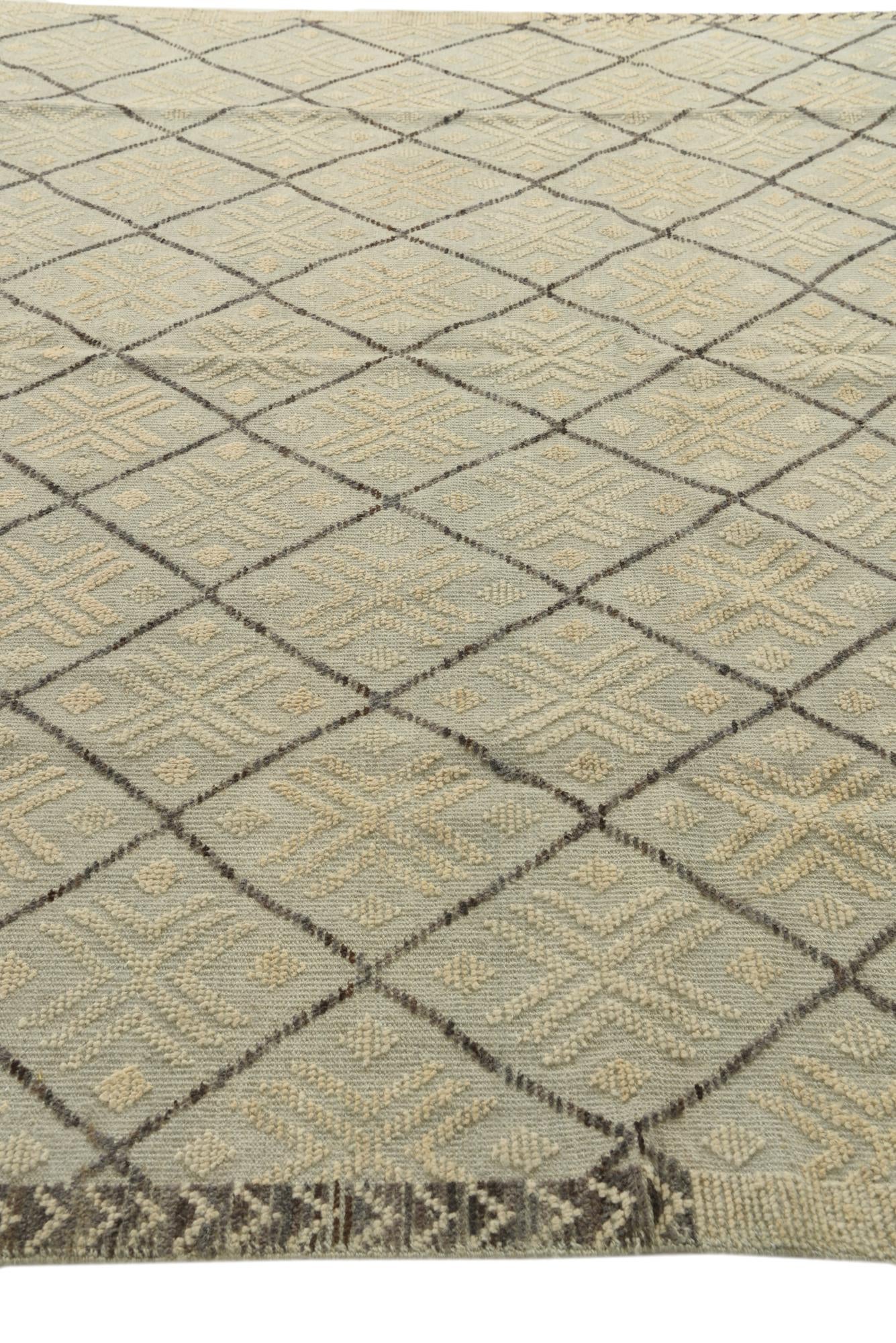 8' 9 x 12' 7 Hand Knotted Darya Wool Rug