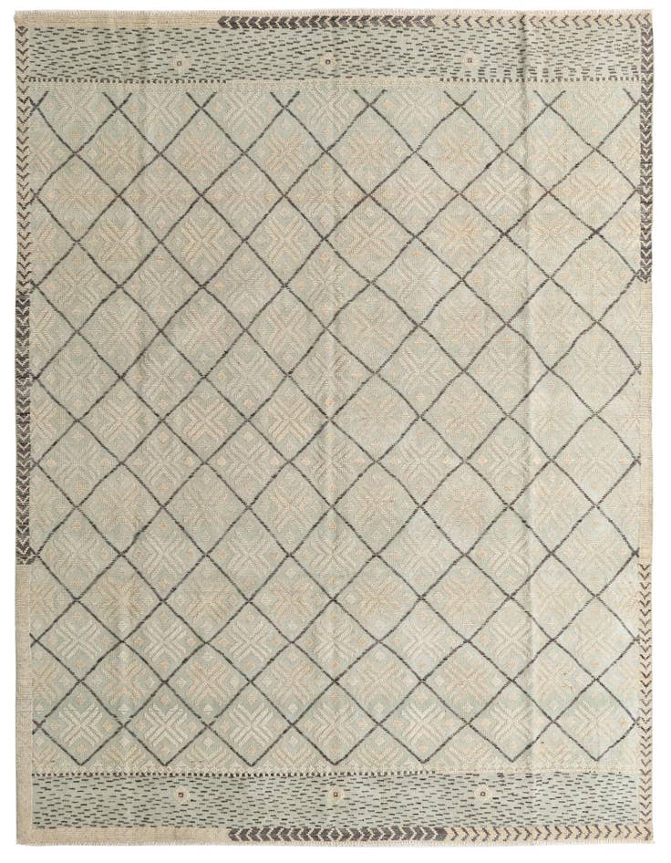 Detail image of 8' 9 x 12' 7 Hand Knotted Darya Wool Rug