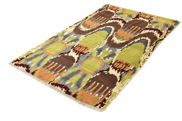 3' 10 x 6' Hand Knotted Darya Wool Rug