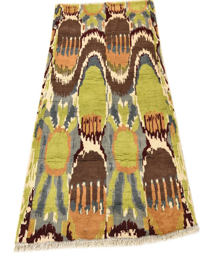 Detail image of 3' 10 x 6' Hand Knotted Darya Wool Rug