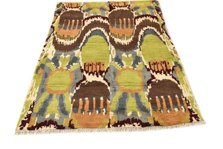 3' 10 x 6' Hand Knotted Darya Wool Rug