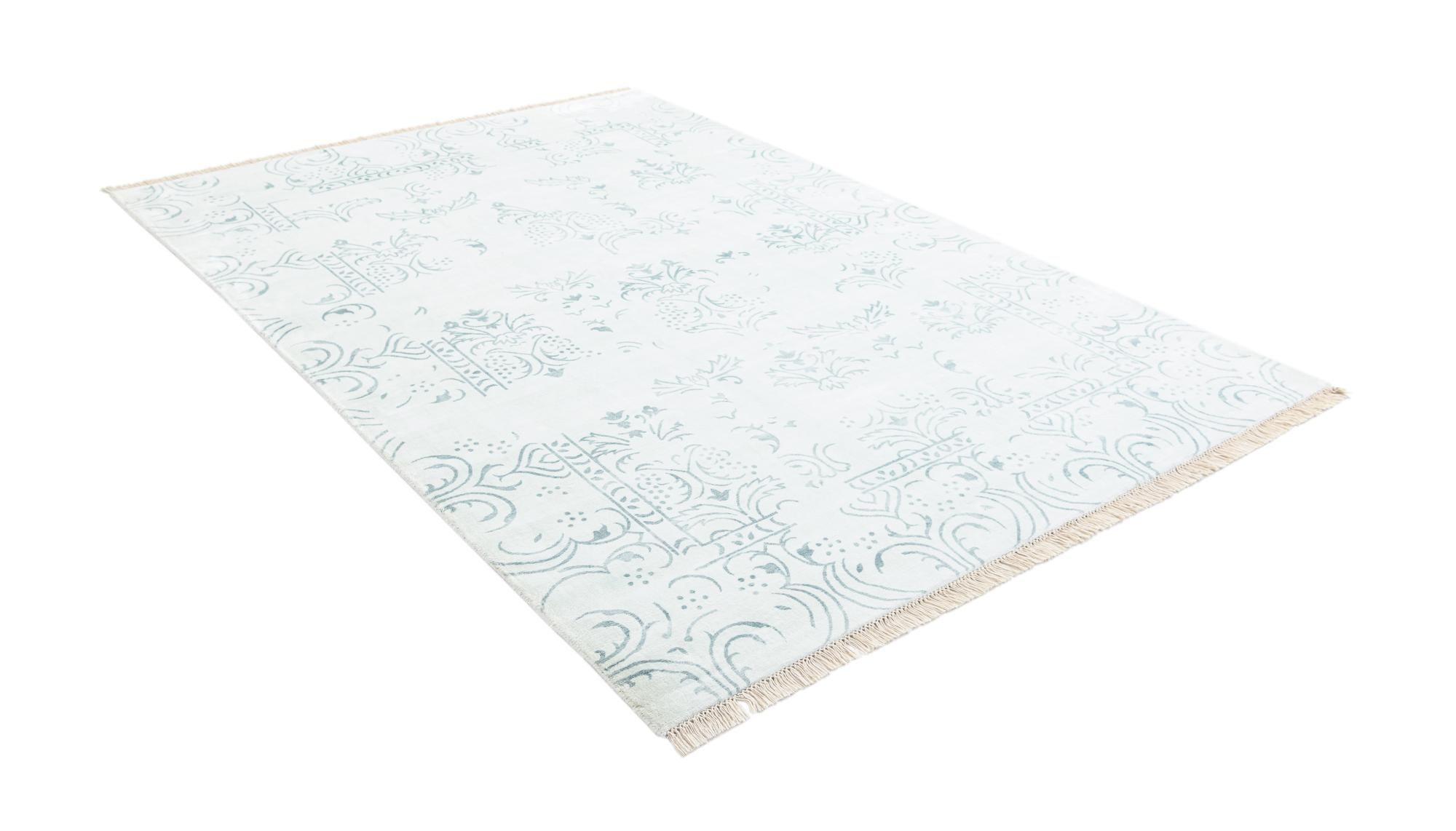 5' 7 x 7' 9 Hand Knotted Darya Wool Rug
