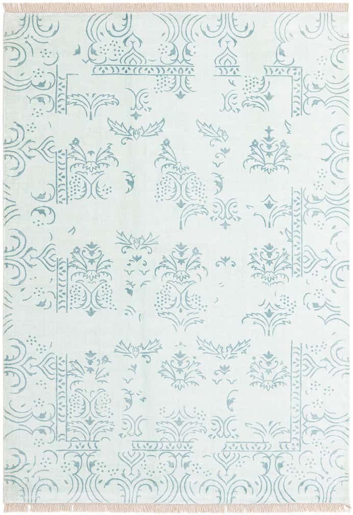 5' 7 x 7' 9 Hand Knotted Darya Wool Rug