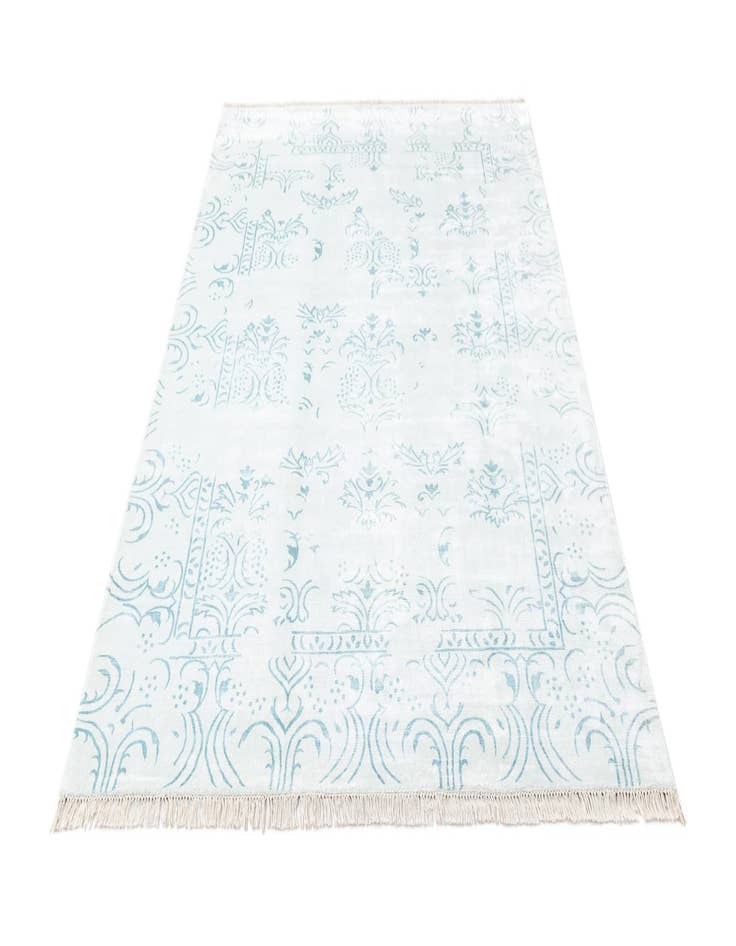 Detail image of 5' 7 x 8'  Hand Knotted Darya Wool Rug