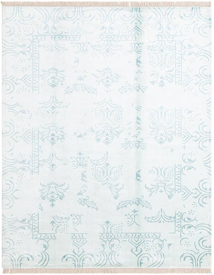 Detail image of 5' 7 x 8' Hand Knotted Darya Wool Rug