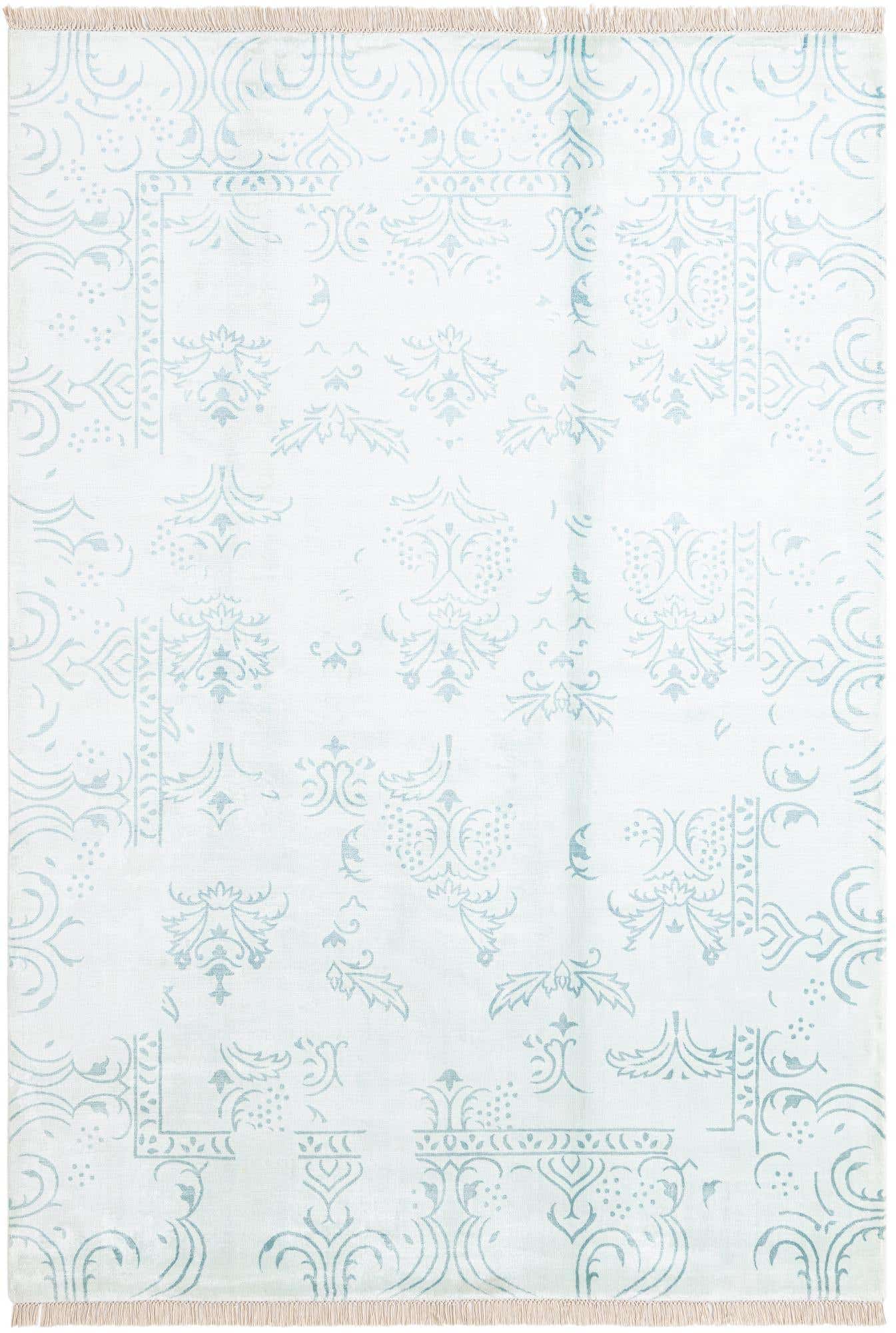 5' 7 x 8' Hand Knotted Darya Wool Rug