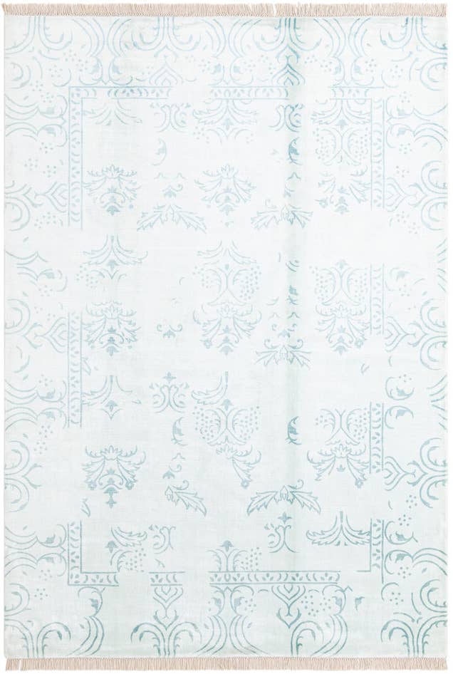 Detail image of 5' 7 x 8' Hand Knotted Darya Wool Rug