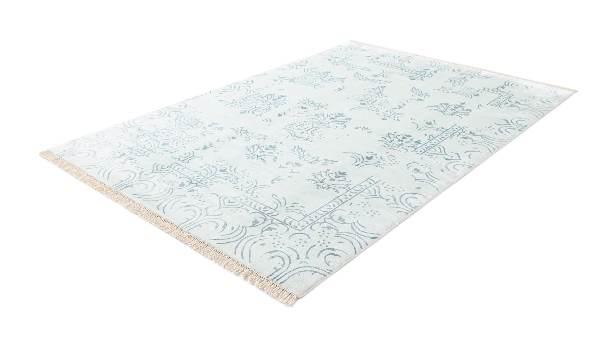 5' 6 x 7' 11 Hand Knotted Darya Wool Rug