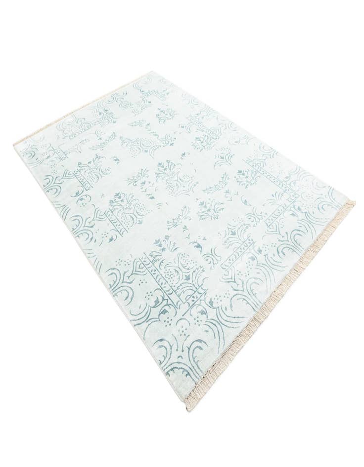 Detail image of 5' 5 x 7' 10  Hand Knotted Darya Wool Rug