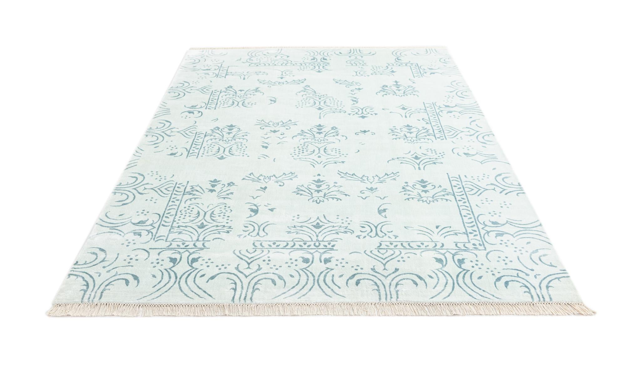 5' 5 x 7' 10 Hand Knotted Darya Wool Rug
