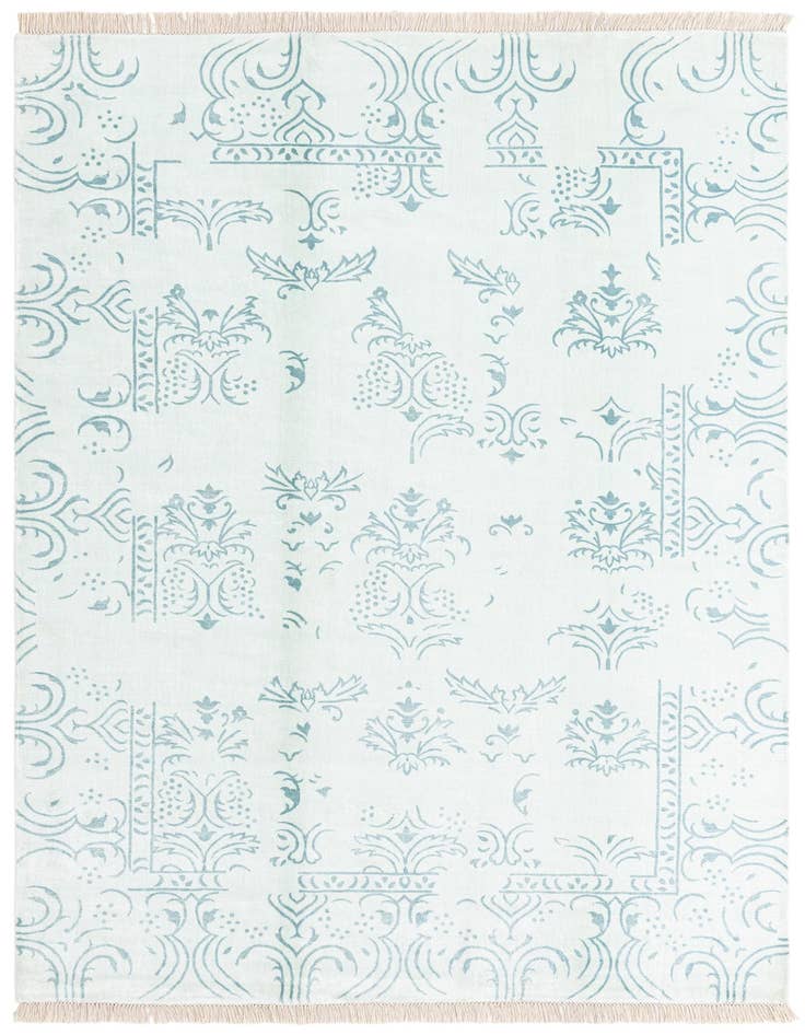 Detail image of 5' 5 x 7' 10 Hand Knotted Darya Wool Rug