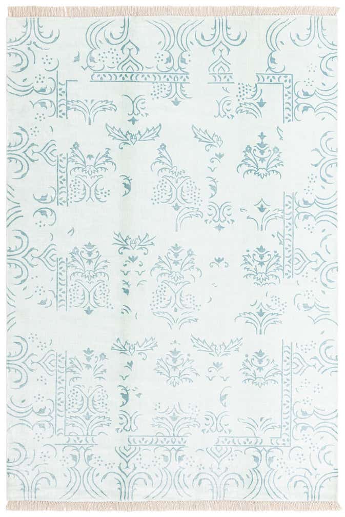 5' 5 x 7' 10 Hand Knotted Darya Wool Rug