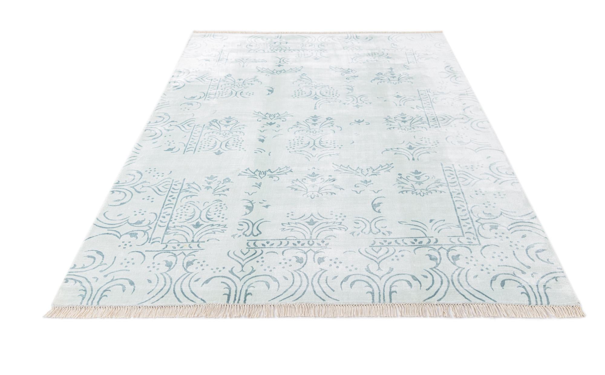 5' 7 x 7' 10 Hand Knotted Darya Wool Rug