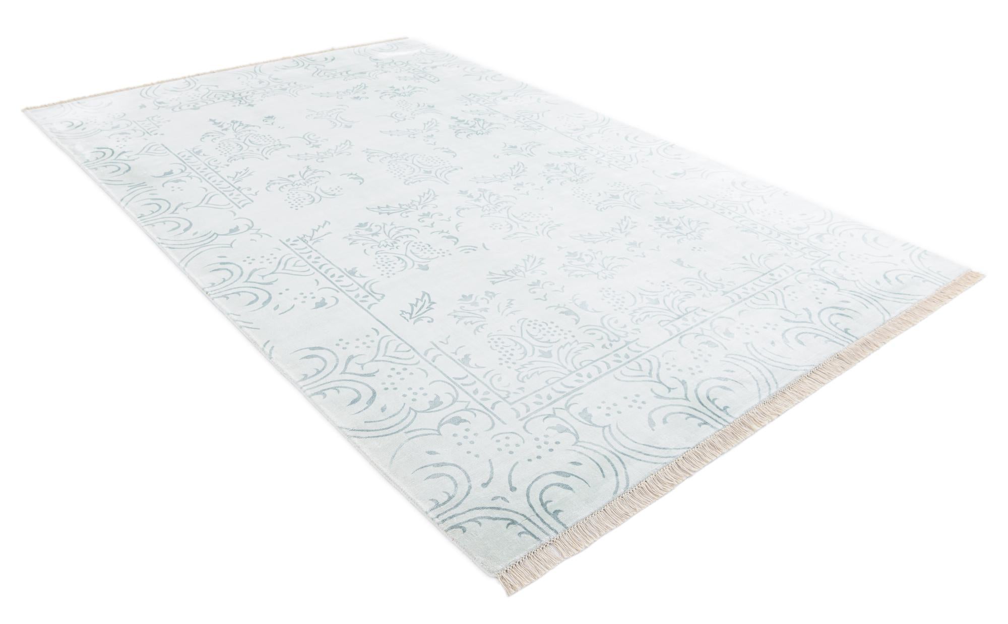 6' 7 x 9' 10 Hand Knotted Darya Wool Rug