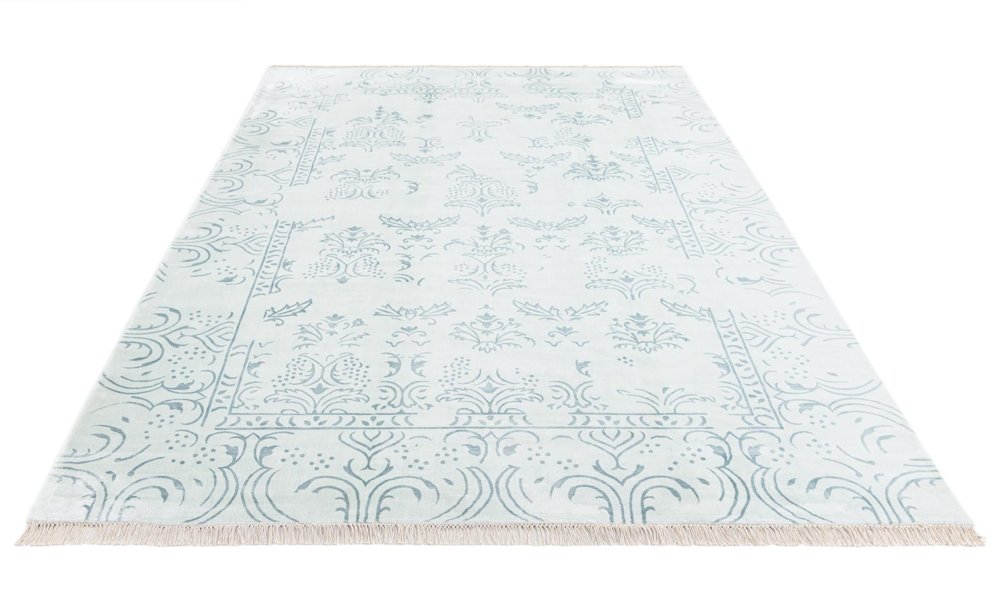 6' 7 x 9' 10 Hand Knotted Darya Wool Rug