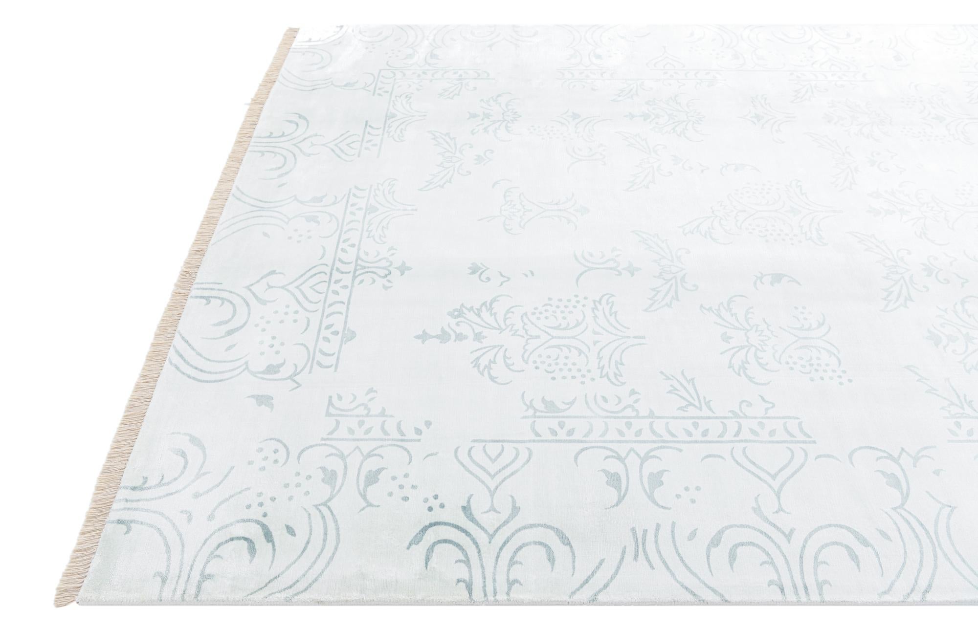 6' 7 x 9' 10 Hand Knotted Darya Wool Rug