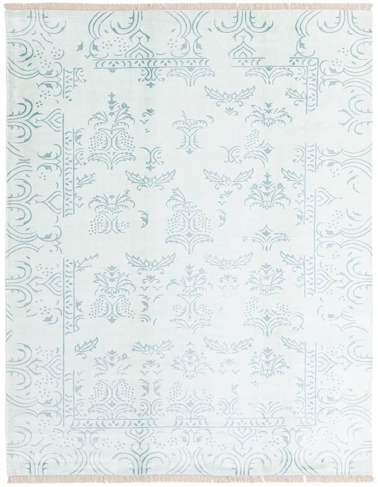Detail image of 6' 7 x 9' 10 Hand Knotted Darya Wool Rug