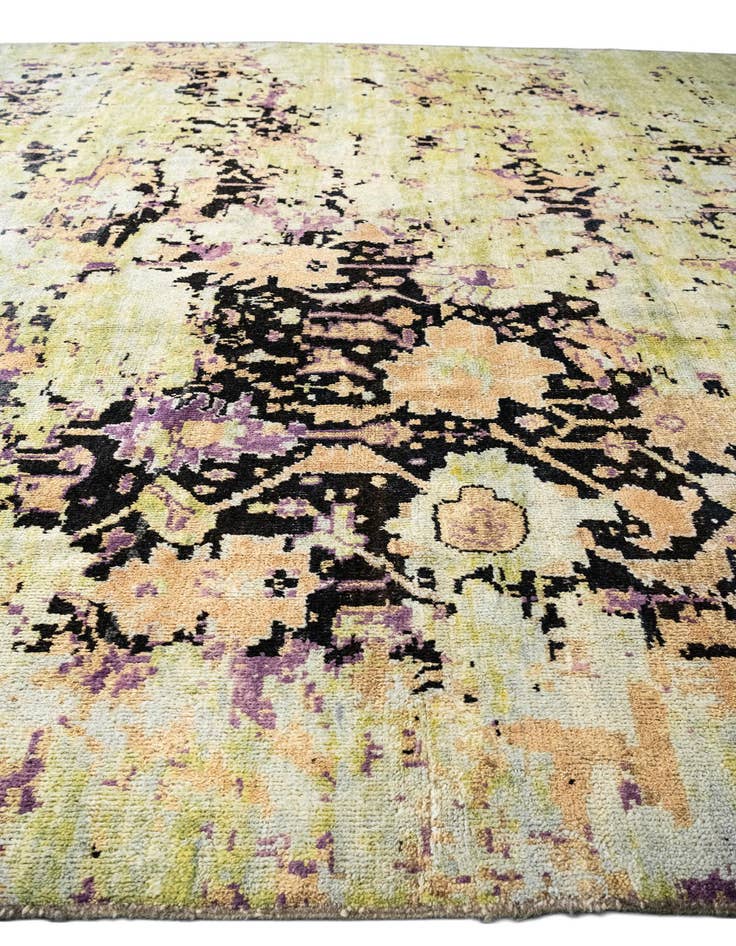 Detail image of 12' 2 x 15'  Hand Knotted Darya Wool Rug
