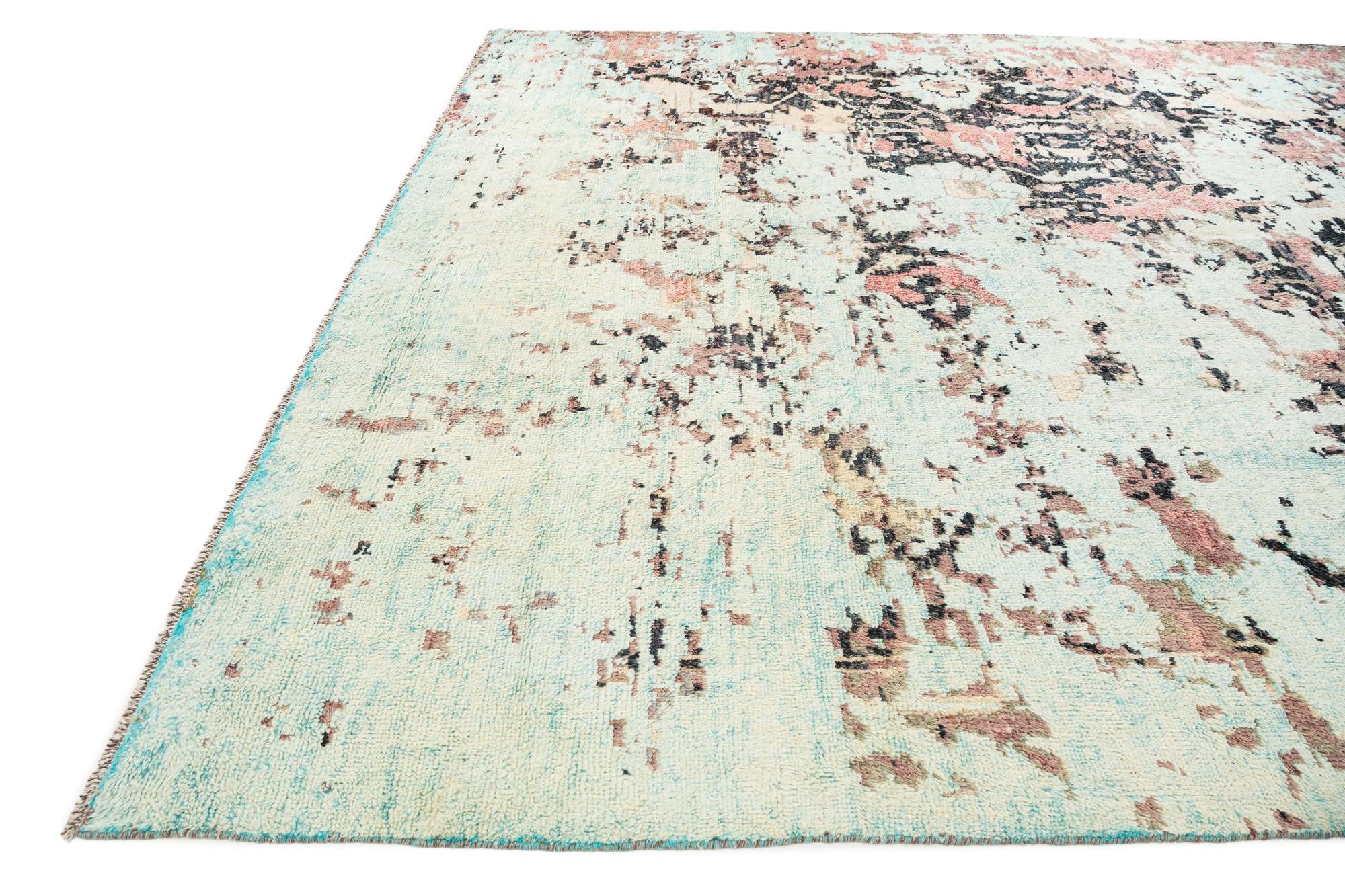 10' 5 x 14' 1 Hand Knotted Darya Wool Rug