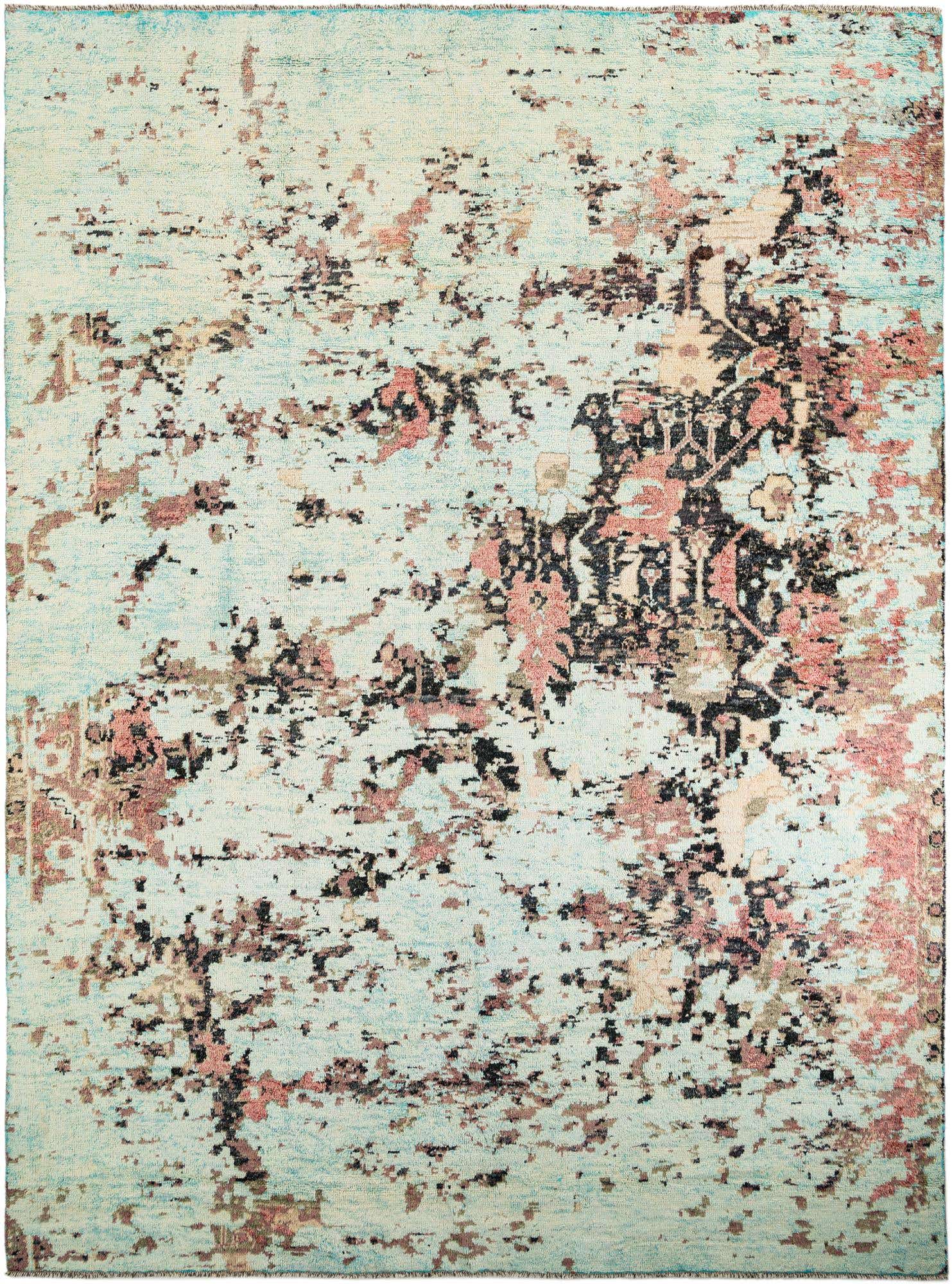 10' 5 x 14' 1 Hand Knotted Darya Wool Rug