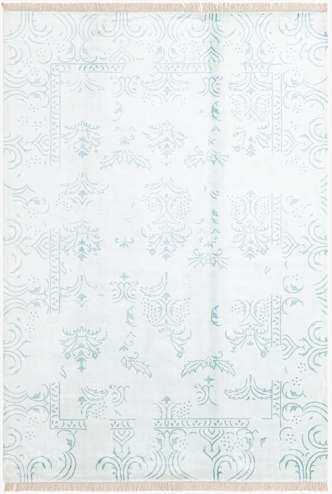 5' 7 x 8'  Hand Knotted Darya Wool Rug