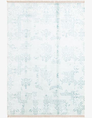 5' 7 x 8' Hand Knotted Darya Wool Rug