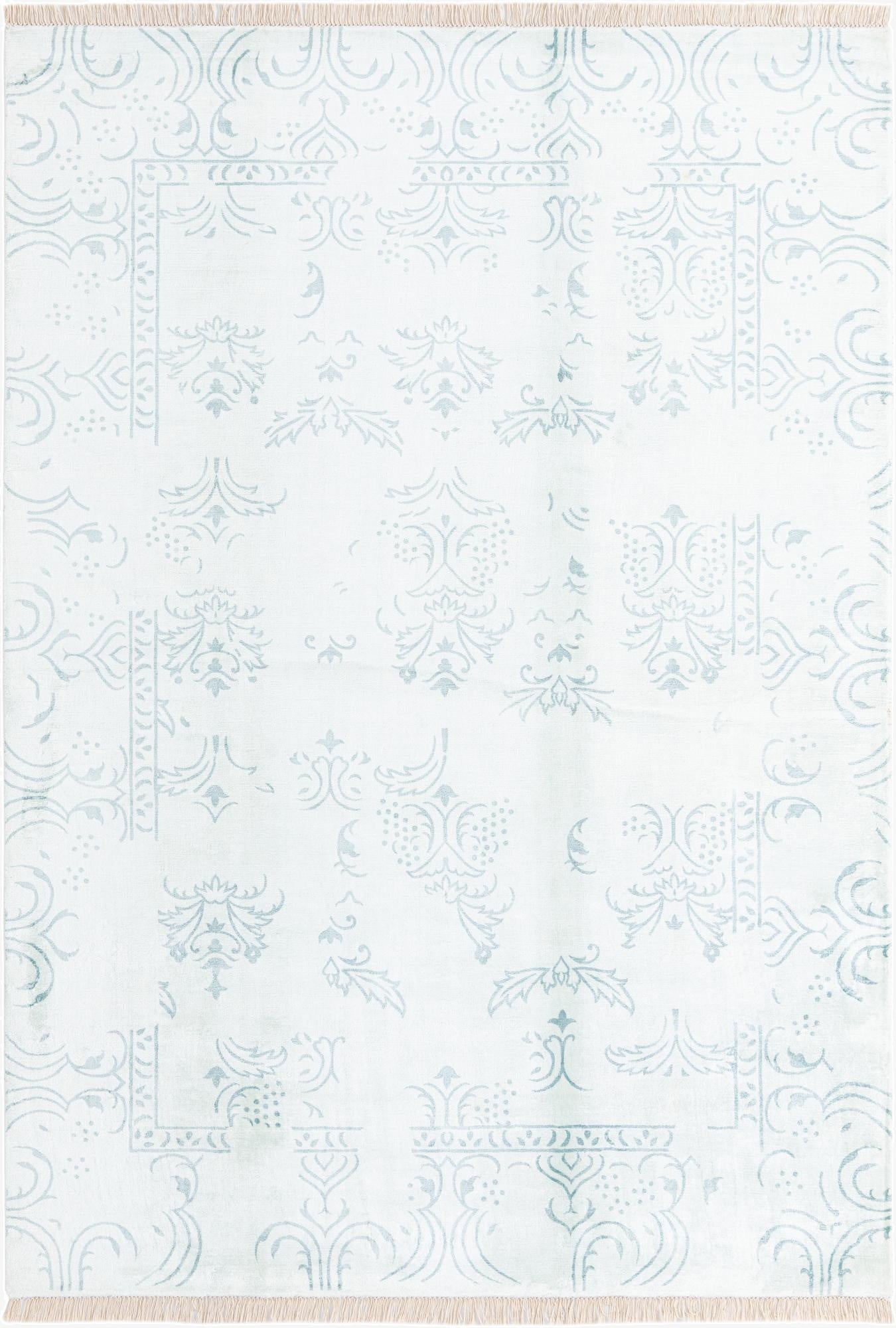 5' 7 x 7' 10  Hand Knotted Darya Wool Rug