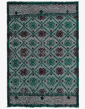 5' x 7' 1 Hand Knotted Darya Wool Rug